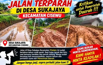 Menagih Janji Pemerataan, Jeritan Warga Desa Sukajaya Garut di Tengah Rusaknya Akses Jalan Utama