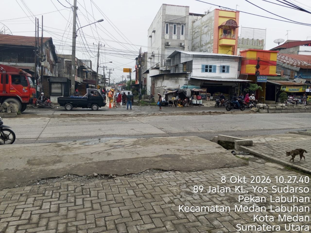pembongkaran pembatas jalan di martubung diduga langgar pasal 28 uu llaj 3AhelJ